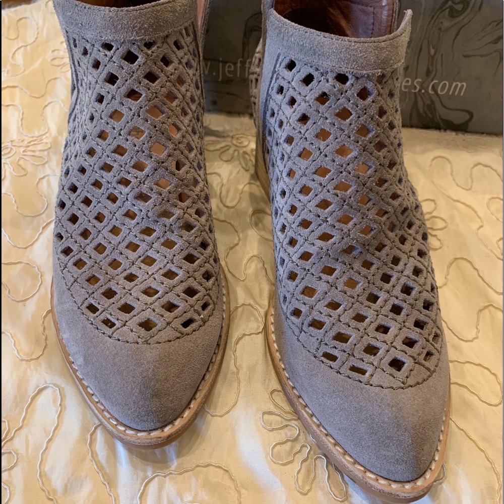Jeffery Campbell leather suede booties - Picture 1 of 8